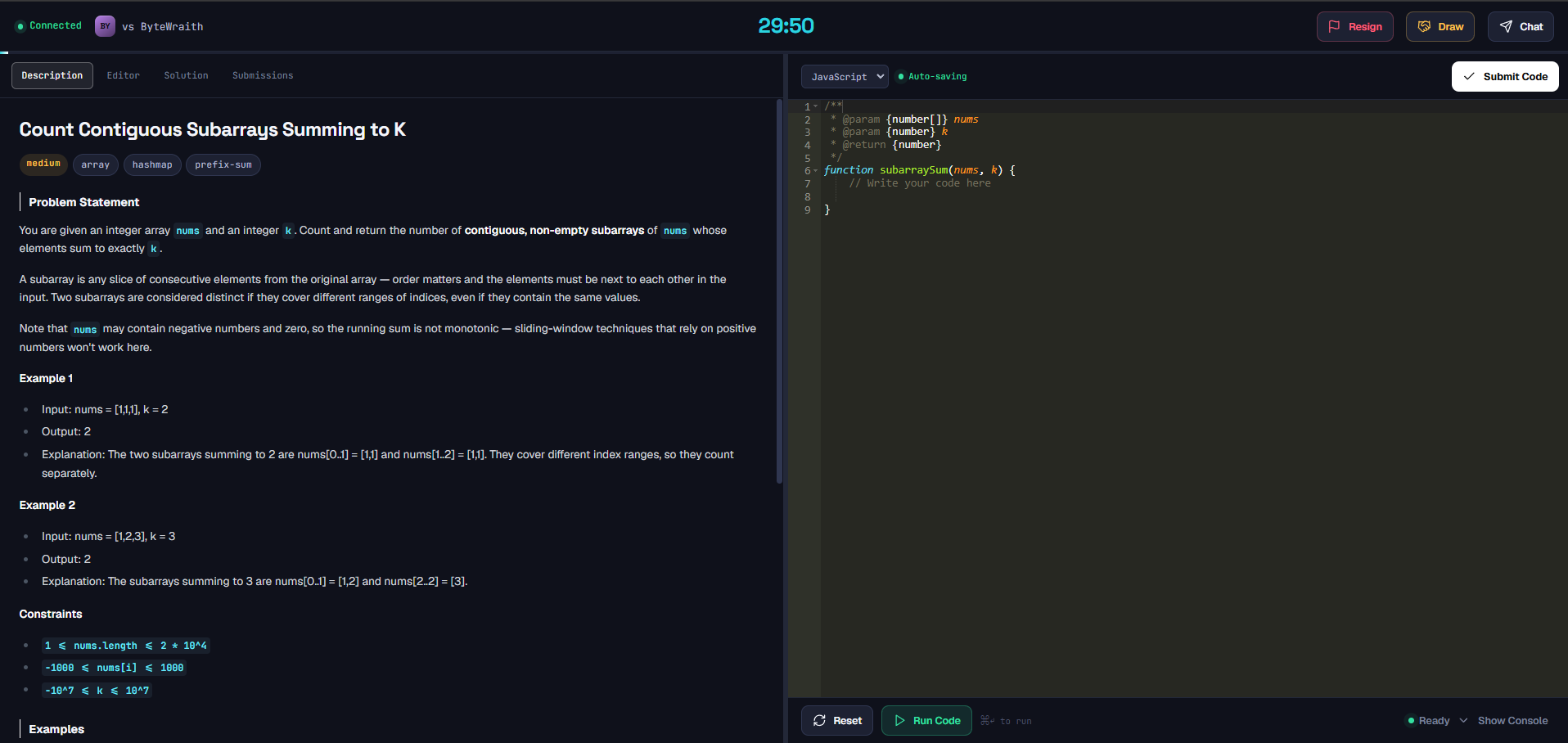 Coduter battle IDE
