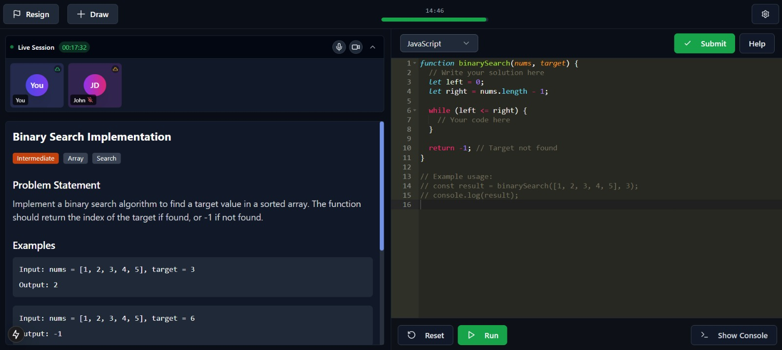 Live Coding Session